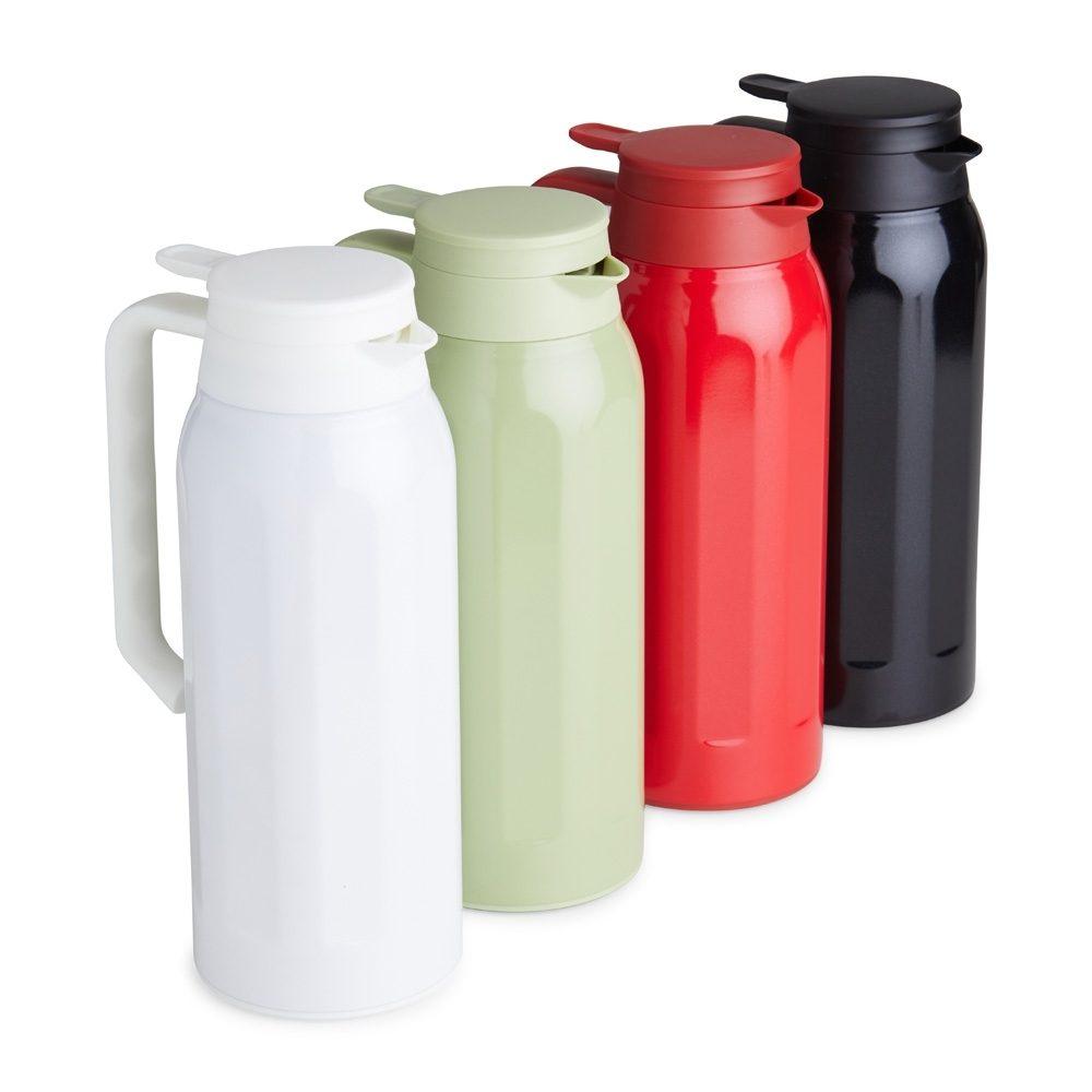 Garrafa Térmica 1,4 lt GA1654 na cor Branco, brinde personalizado Sky Brindes