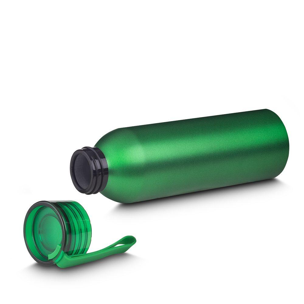 Garrafa em Alumínio de 600ml GA1675 na cor Verde, brinde personalizado Sky Brindes