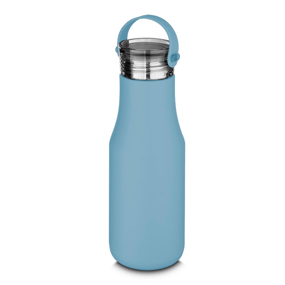 Garrafa Térmica de 500ml GA1676 na cor Azul, brinde personalizado Sky Brindes