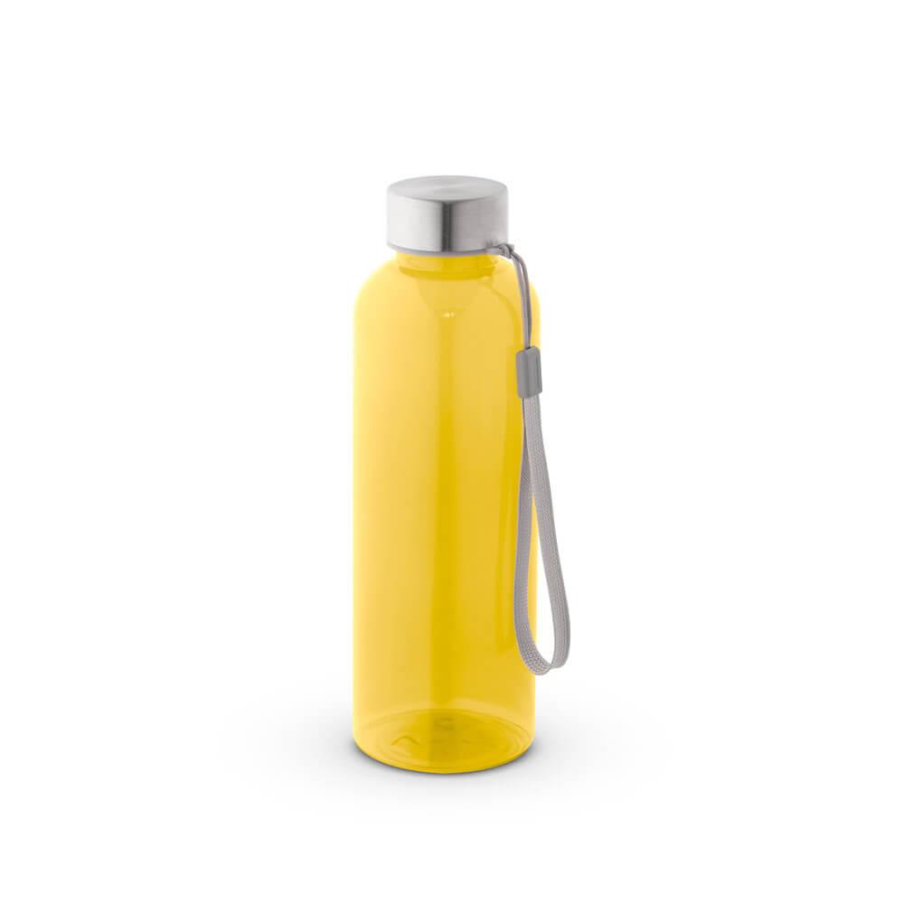 Squeeze em rPET 100% reciclado GA1678 na cor Amarelo, brinde personalizado Sky Brindes