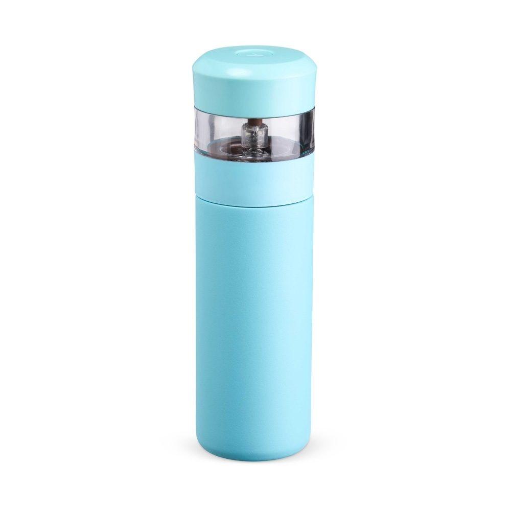 Garrafa Térmica 350ml GA1700 na cor Azul, brinde personalizado Sky Brindes