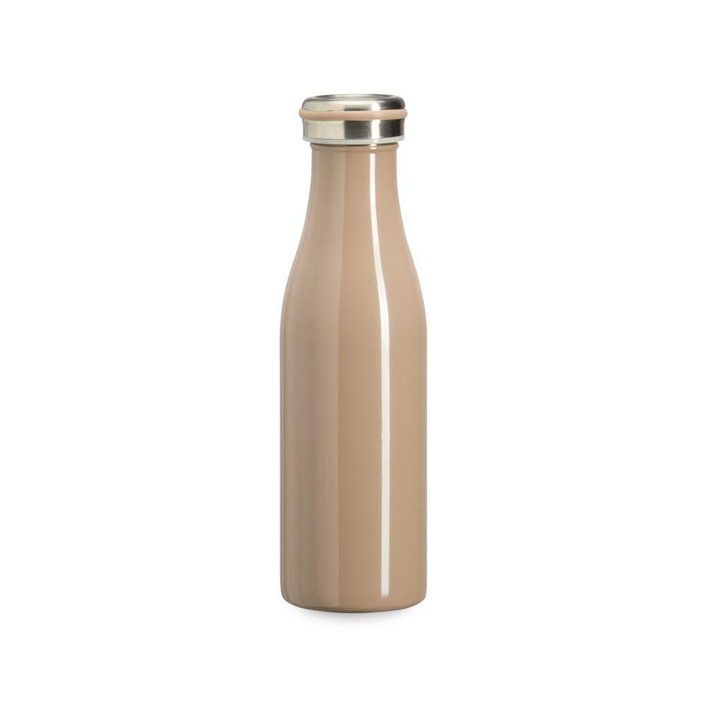 Garrafa Térmica 500ml GA1701 na cor Café, brinde personalizado Sky Brindes