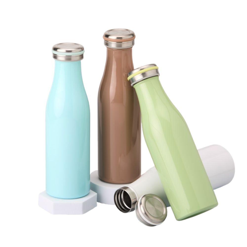 Garrafa Térmica 500ml GA1701 na cor Verde, brinde personalizado Sky Brindes