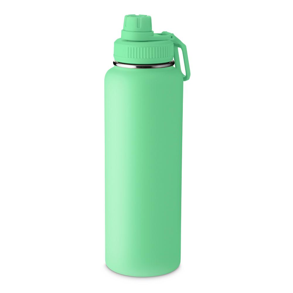 Garrafa Térmica 1,2 Litros GA1702 na cor Verde água, brinde personalizado Sky Brindes