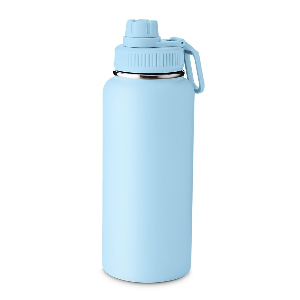 Garrafa Térmica 960ml GA1720 na cor Azul, brinde personalizado Sky Brindes