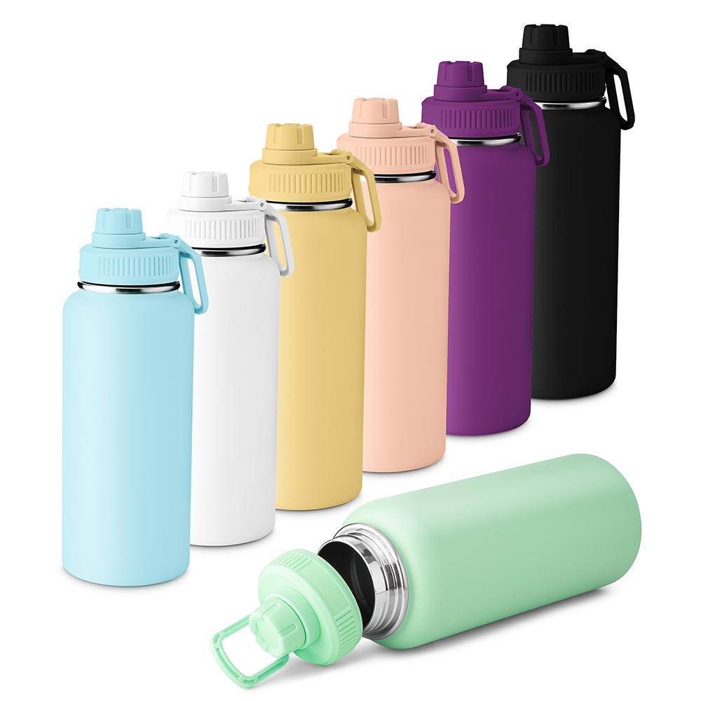 Garrafa Térmica 960ml GA1720 na cor Rosé, brinde personalizado Sky Brindes