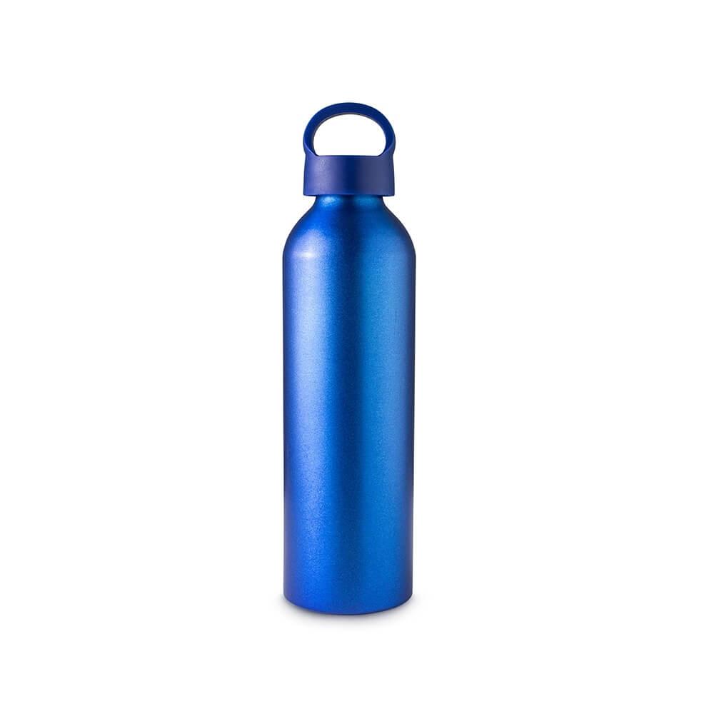 Garrafa Alumínio 630ml GA1741 na cor Azul, brinde personalizado Sky Brindes