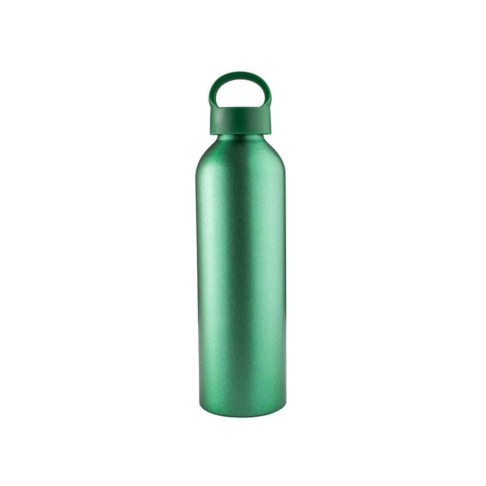 Garrafa Alumínio 630ml GA1741 na cor Verde, brinde personalizado Sky Brindes