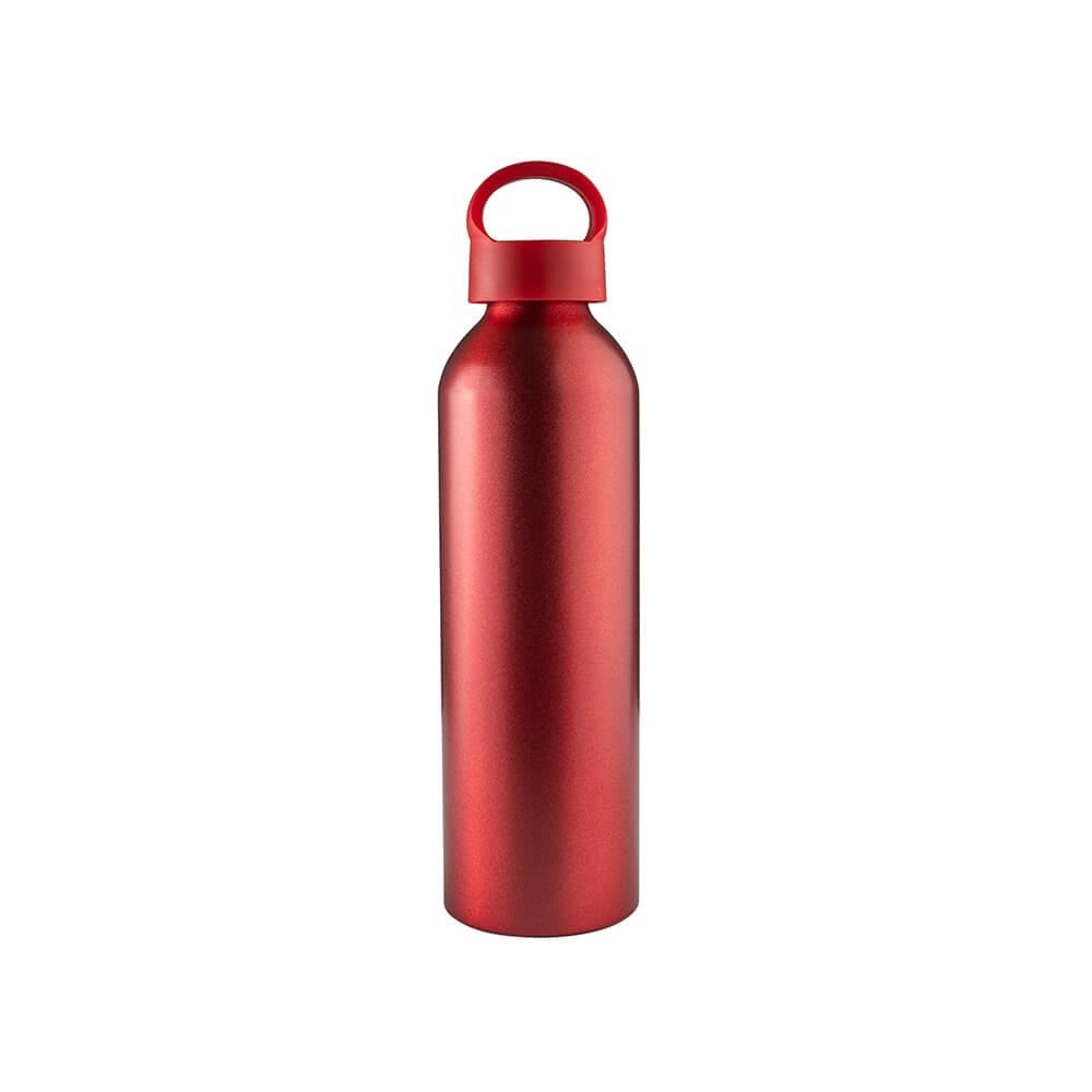 Garrafa Alumínio 630ml GA1741 na cor Vermelho, brinde personalizado Sky Brindes