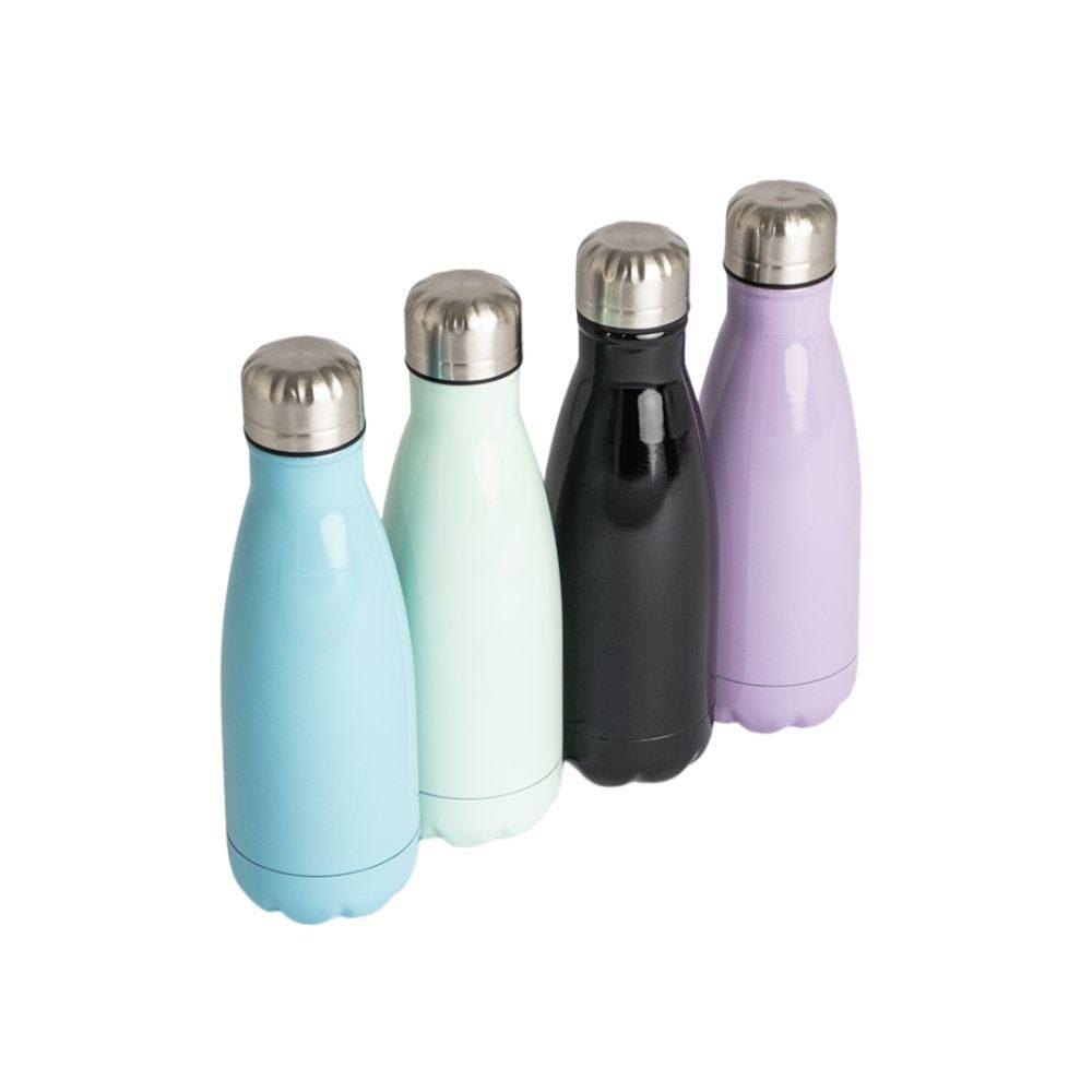 Garrafa Inox 540ml GA1744 na cor Roxo, brinde personalizado Sky Brindes