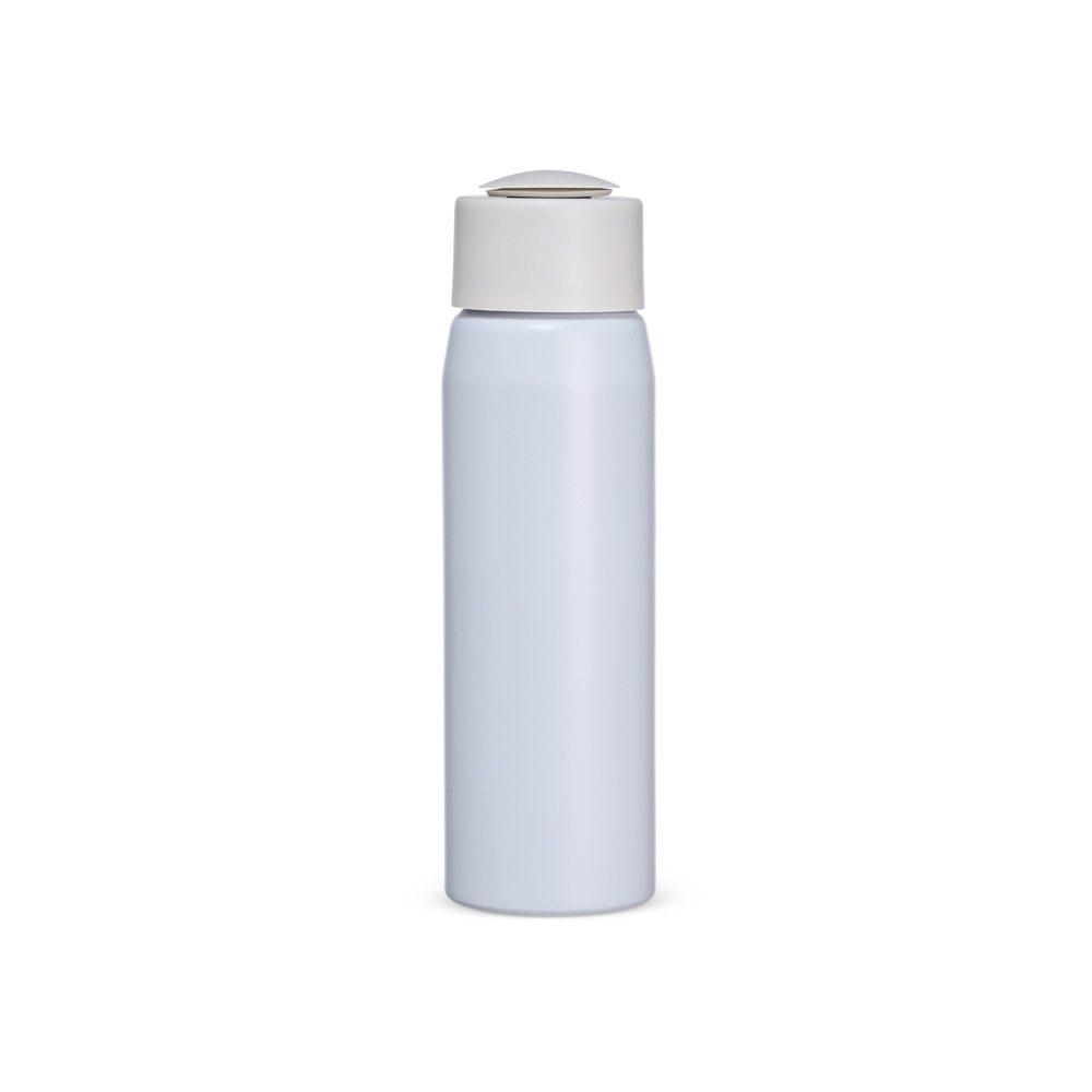Garrafa de Alumínio 600ml GA1746 na cor Cinza, brinde personalizado Sky Brindes
