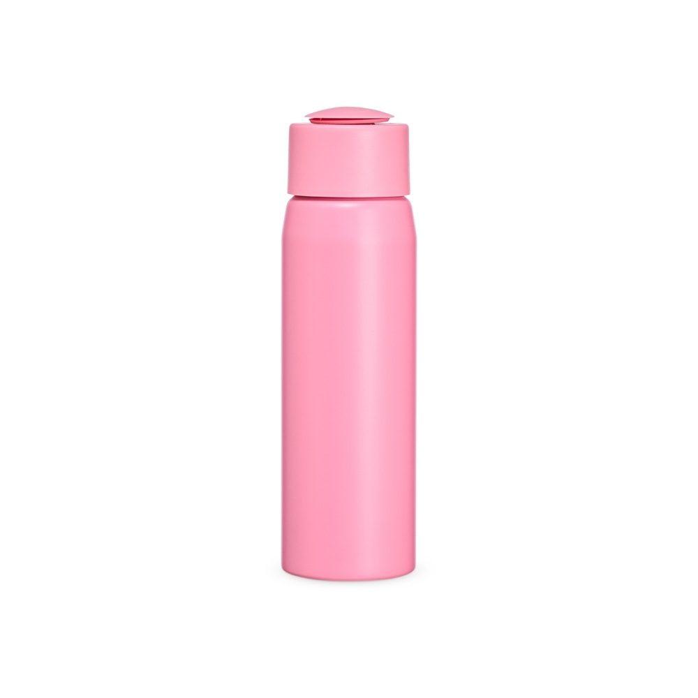 Garrafa de Alumínio 600ml GA1746 na cor Rosa escuro, brinde personalizado Sky Brindes