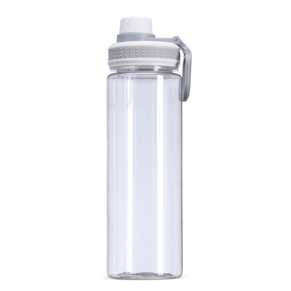 Garrafa Plástica 750ml GA1749 na cor Branco, brinde personalizado Sky Brindes