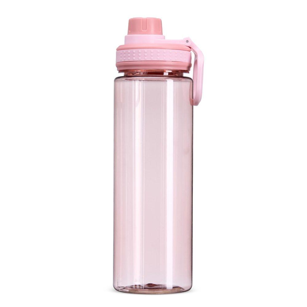 Garrafa Plástica 750ml GA1749 na cor Rosa, brinde personalizado Sky Brindes