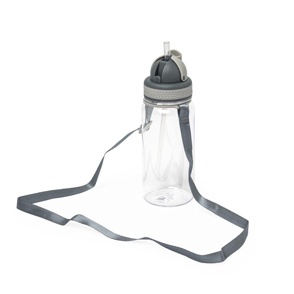 Squeeze Plástico 420ml GA1753 na cor Cinza, brinde personalizado Sky Brindes