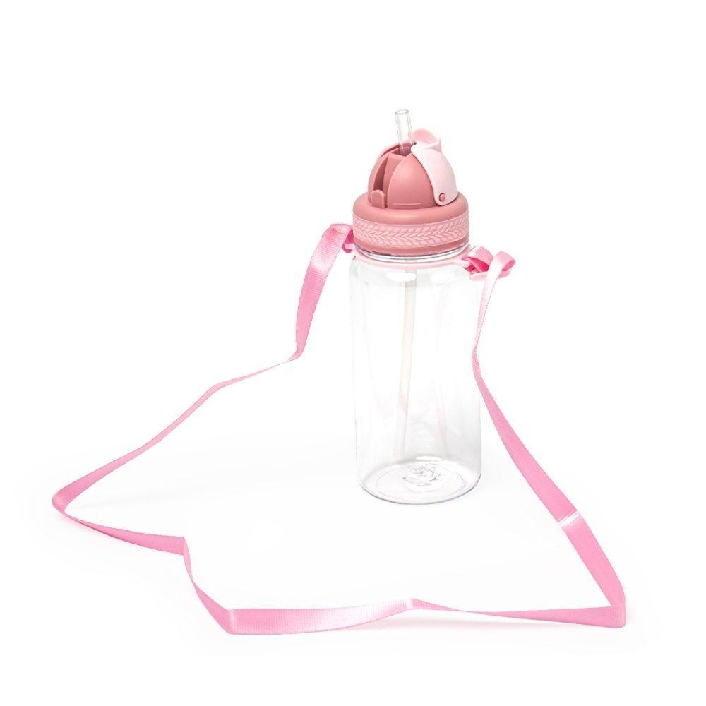 Squeeze Plástico 420ml GA1753 na cor Rosa, brinde personalizado Sky Brindes