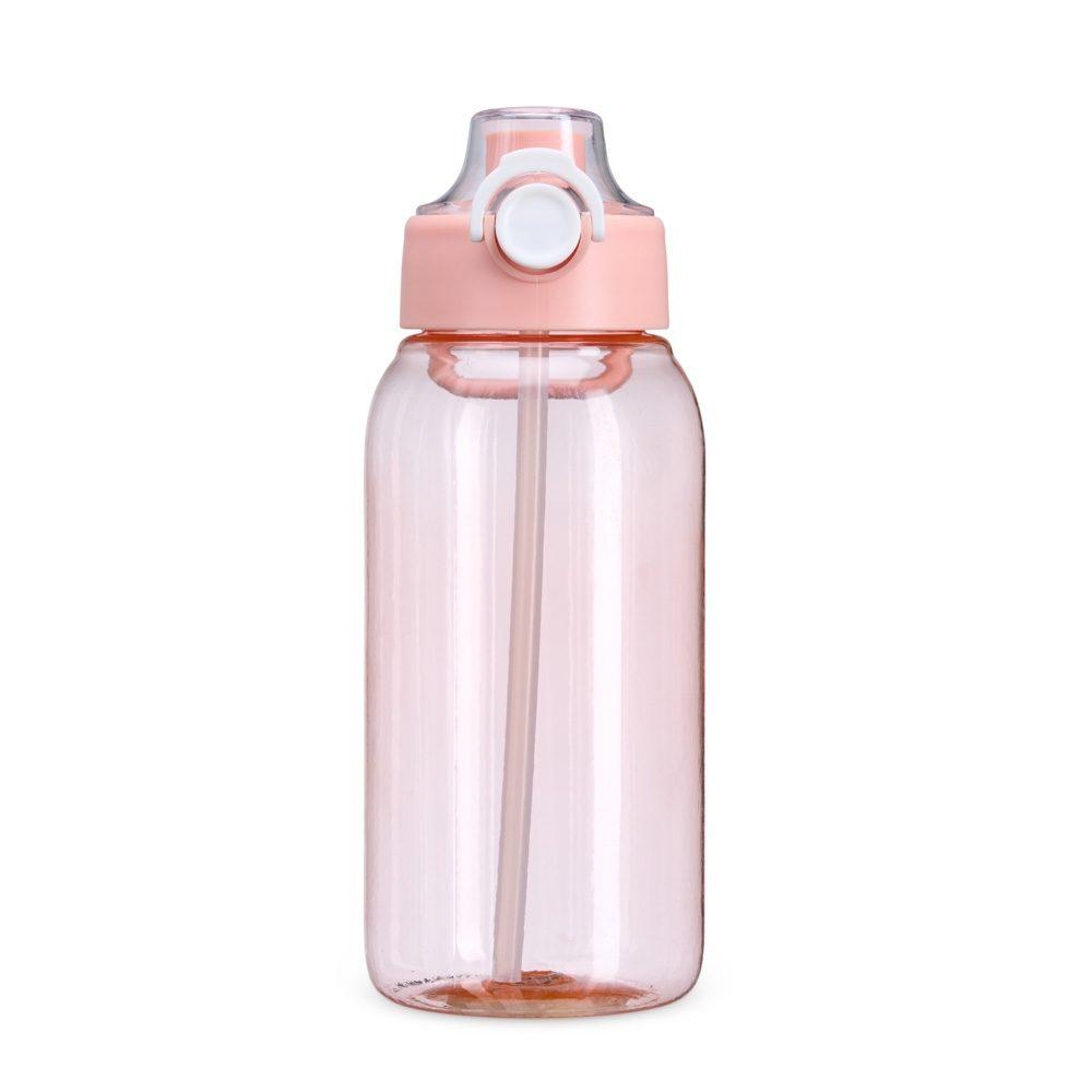 Squeeze Plástico 1 Litro GA1758 na cor Rosa, brinde personalizado Sky Brindes