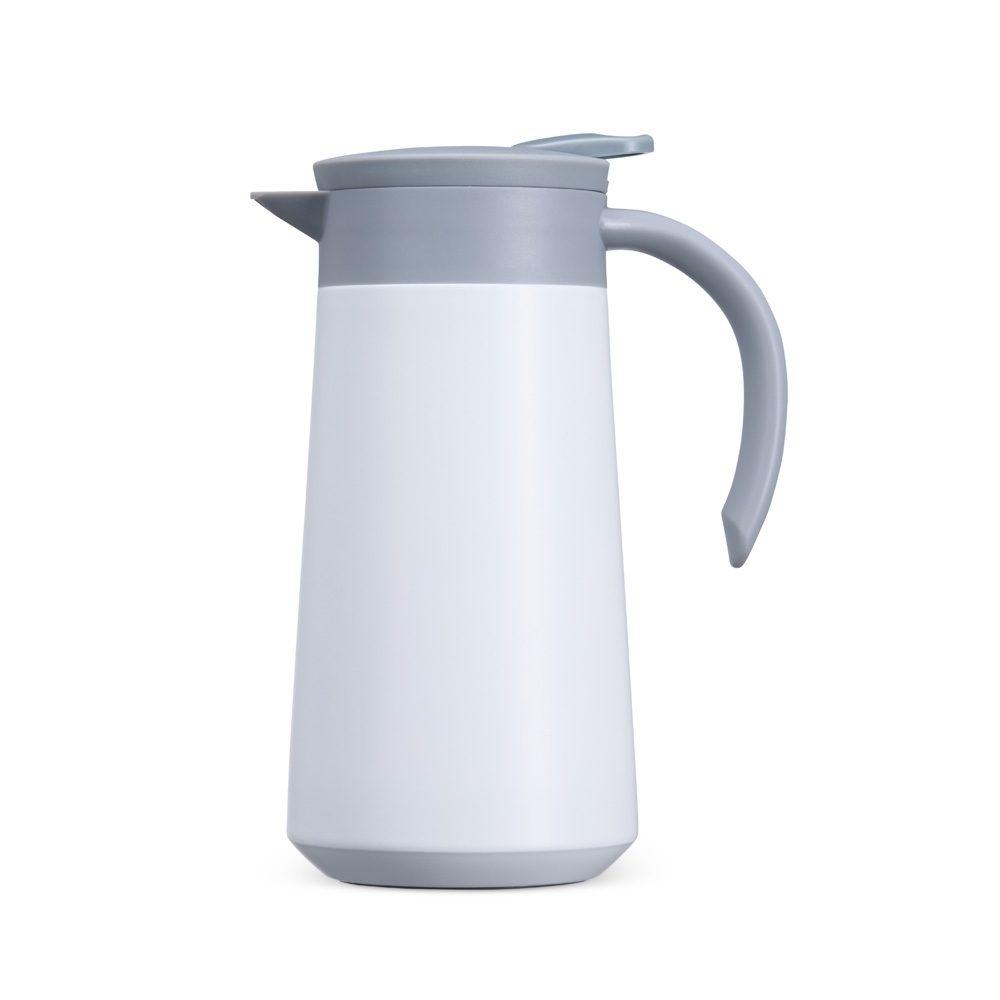 Garrafa Térmica 800ml GA1759 na cor Branco, brinde personalizado Sky Brindes