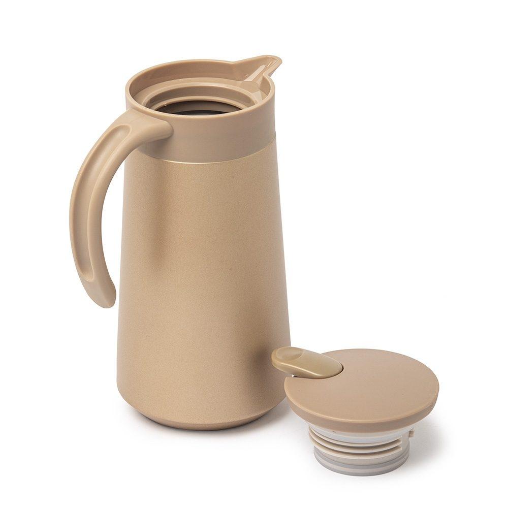Garrafa Térmica 800ml GA1759 na cor Dourado, brinde personalizado Sky Brindes