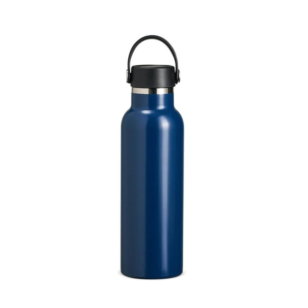 Garrafa Térmica 550ml GA1762 na cor Azul, brinde personalizado Sky Brindes