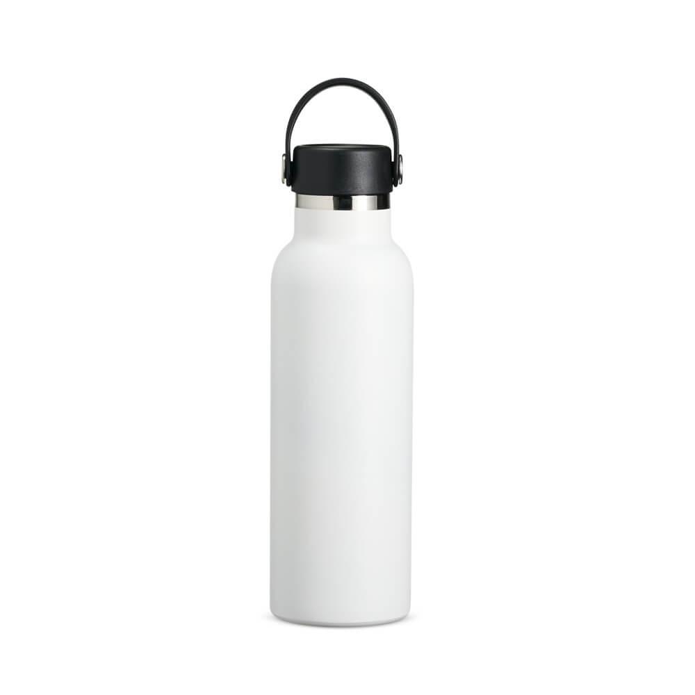 Garrafa Térmica 550ml GA1762 na cor Branco, brinde personalizado Sky Brindes