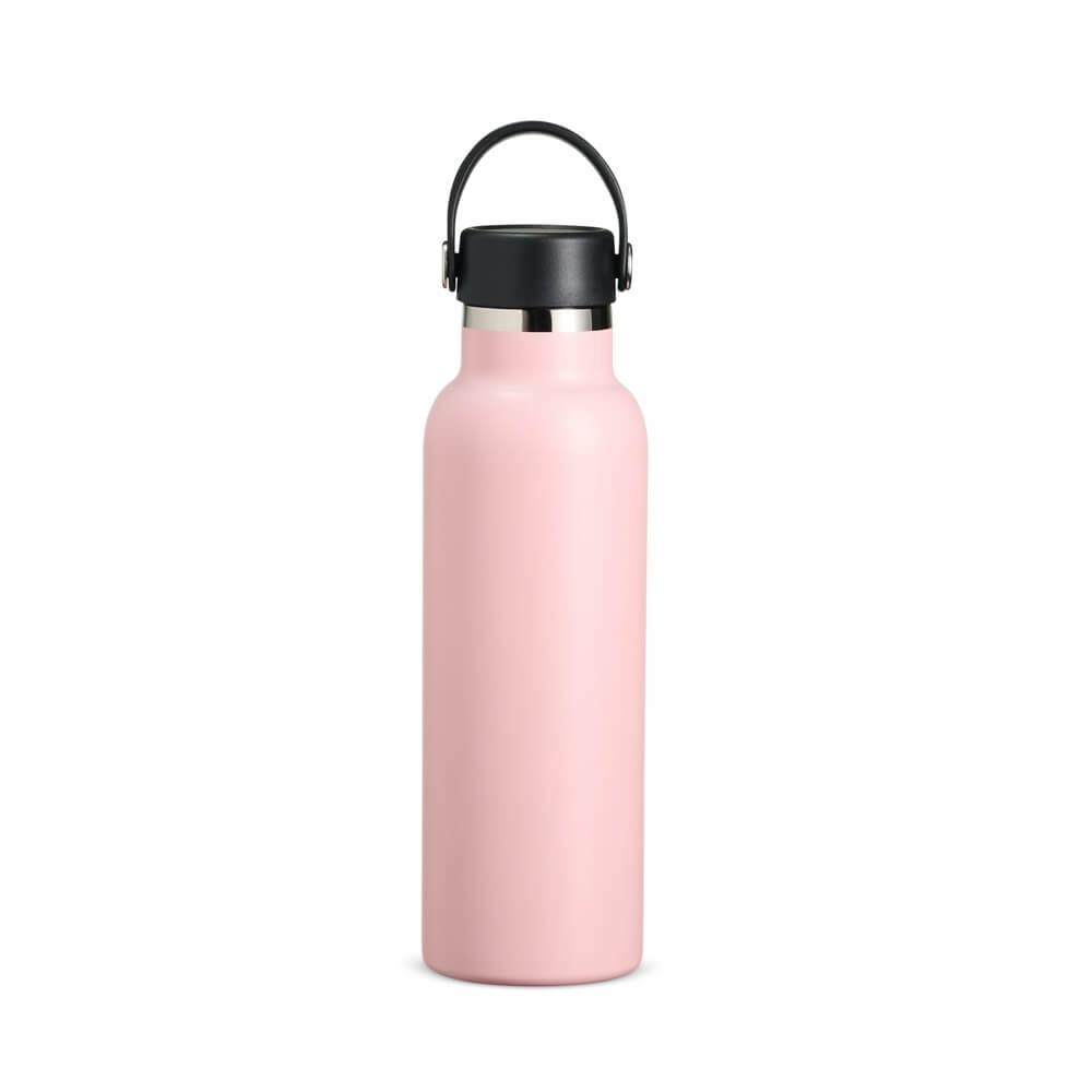 Garrafa Térmica 550ml GA1762 na cor Rosa, brinde personalizado Sky Brindes