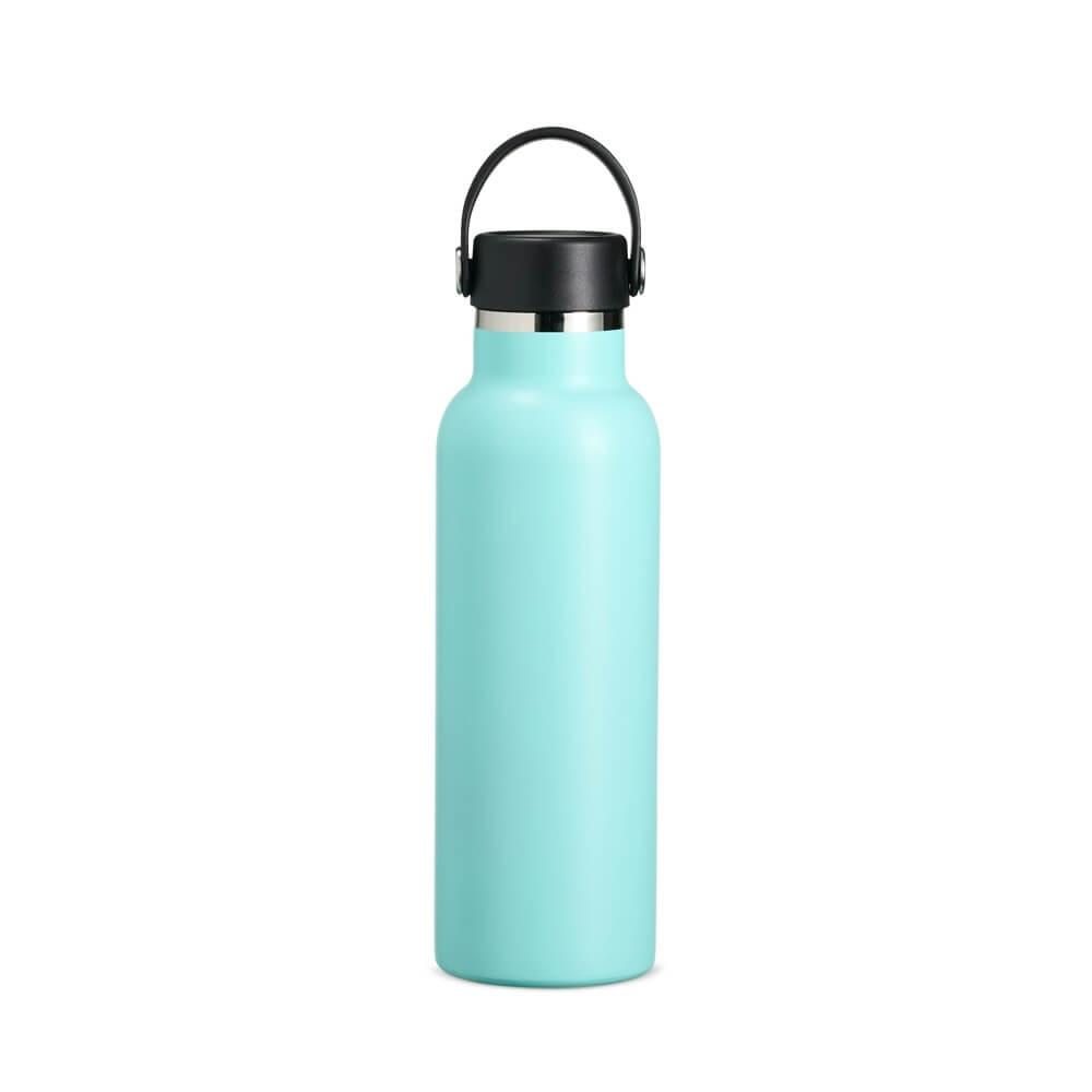 Garrafa Térmica 550ml GA1762 na cor Verde, brinde personalizado Sky Brindes