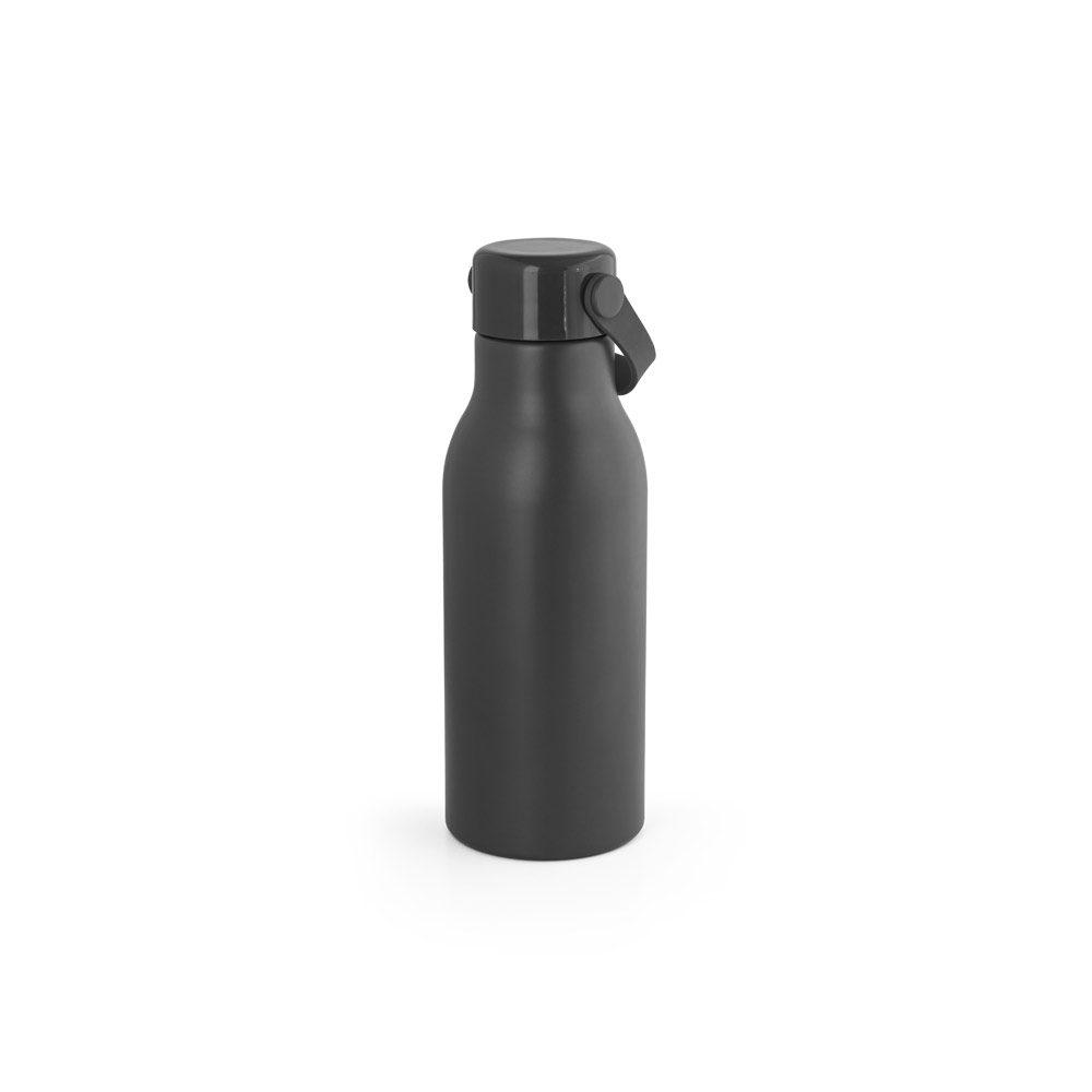 Squeeze Alumínio 700ml GA1769 na cor Preto, brinde personalizado Sky Brindes