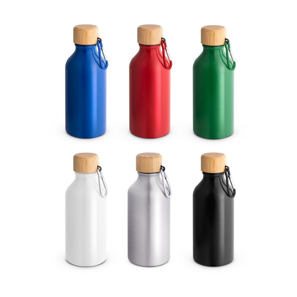 Squeeze Alumínio 400ml GA1772 na cor Azul, brinde personalizado Sky Brindes
