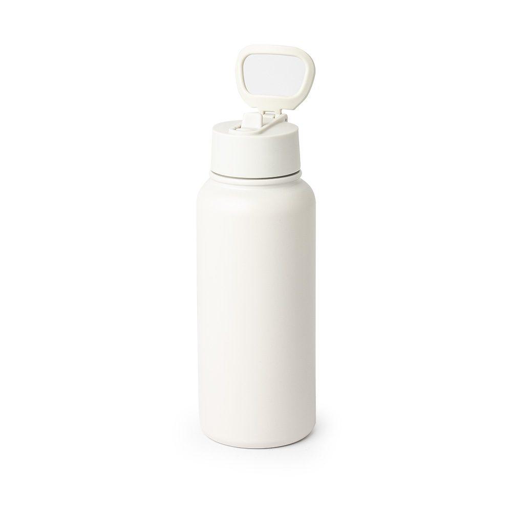 Garrafa Térmica 900ml GA1784 na cor Branco, brinde personalizado Sky Brindes