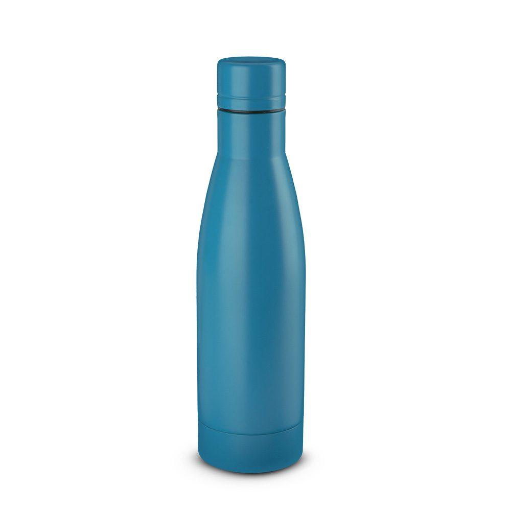 Garrafa em Aço Inox 450ml GA1786 na cor Azul, brinde personalizado Sky Brindes