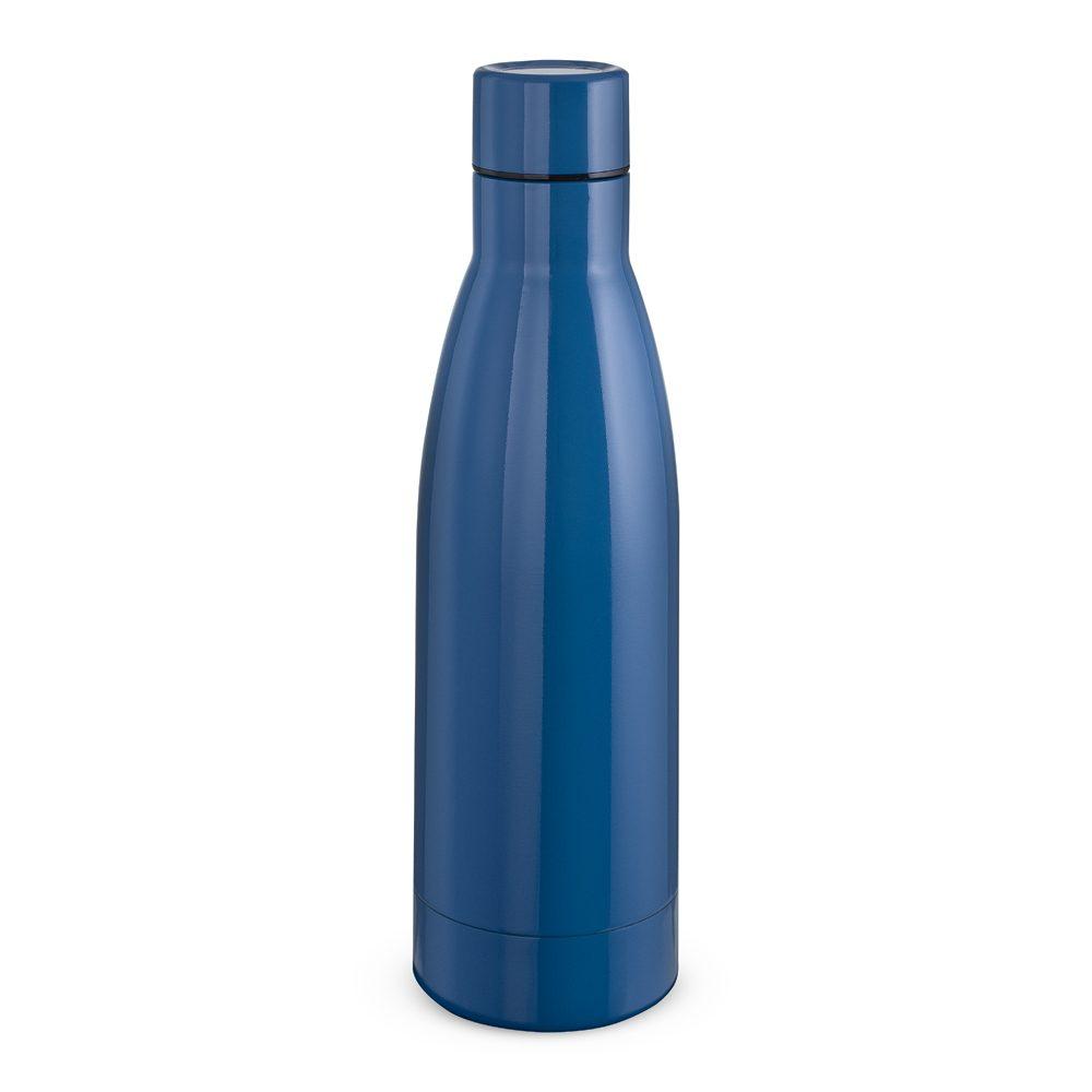Garrafa Térmica 450ml GA1787 na cor Azul, brinde personalizado Sky Brindes