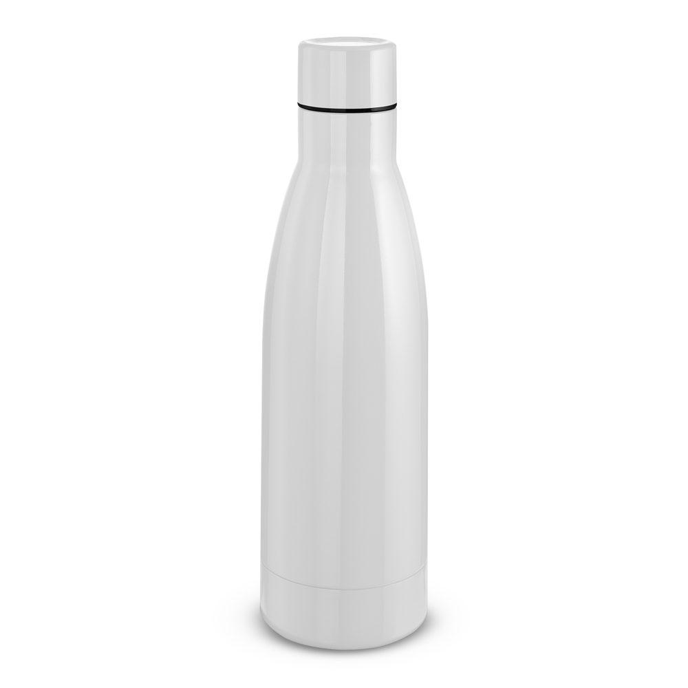 Garrafa Térmica 450ml GA1787 na cor Branco, brinde personalizado Sky Brindes