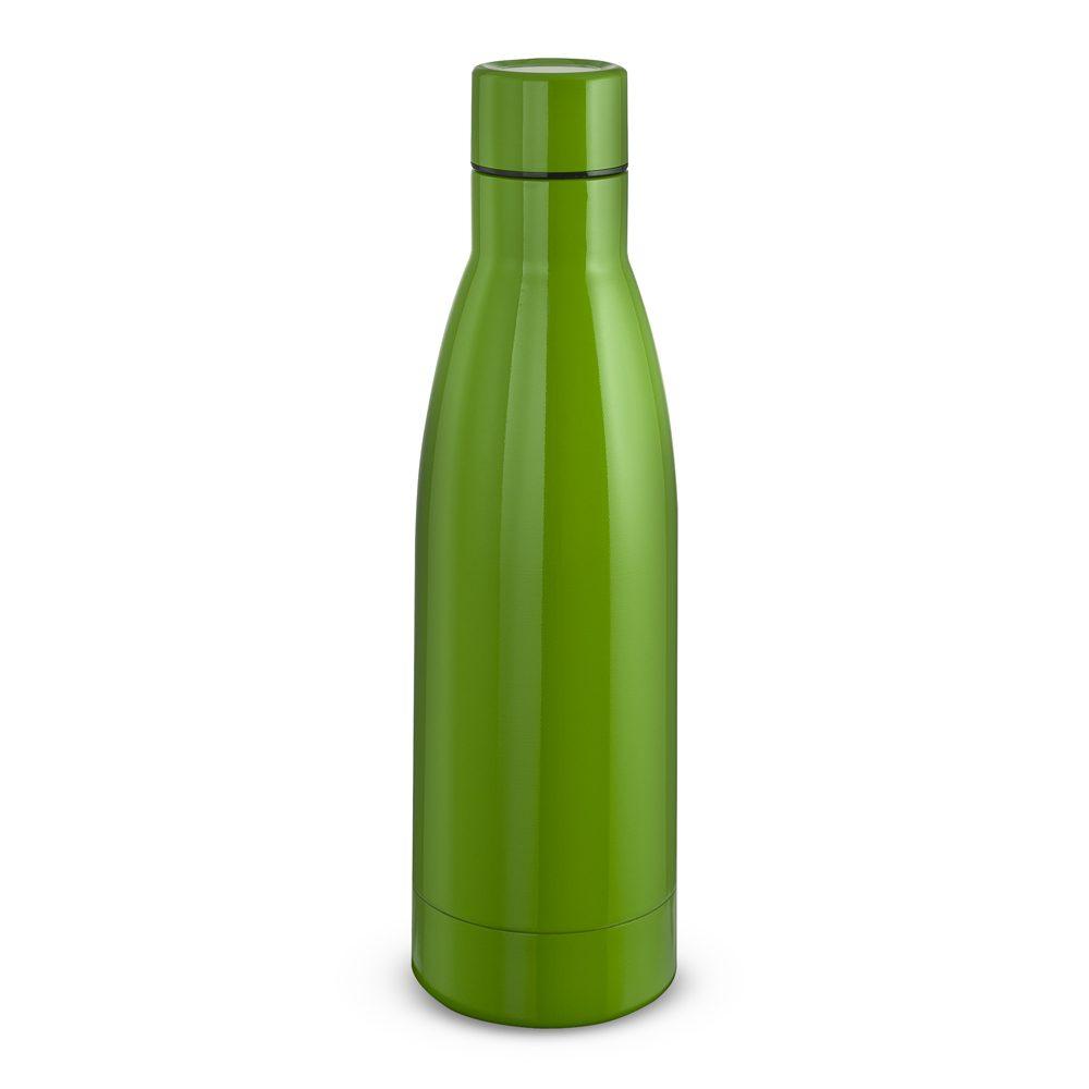 Garrafa Térmica 450ml GA1787 na cor Verde, brinde personalizado Sky Brindes
