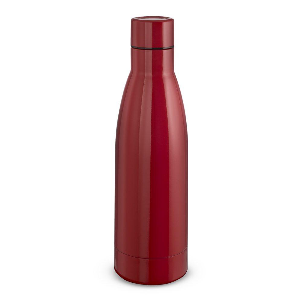 Garrafa Térmica 450ml GA1787 na cor Vermelho, brinde personalizado Sky Brindes
