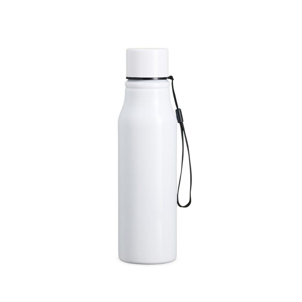 Garrafa Inox 750ml GA1796 na cor Branco, brinde personalizado Sky Brindes
