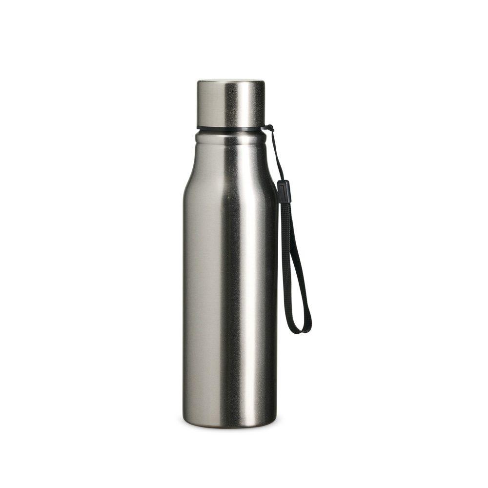 Garrafa Inox 750ml GA1796 na cor Prata, brinde personalizado Sky Brindes