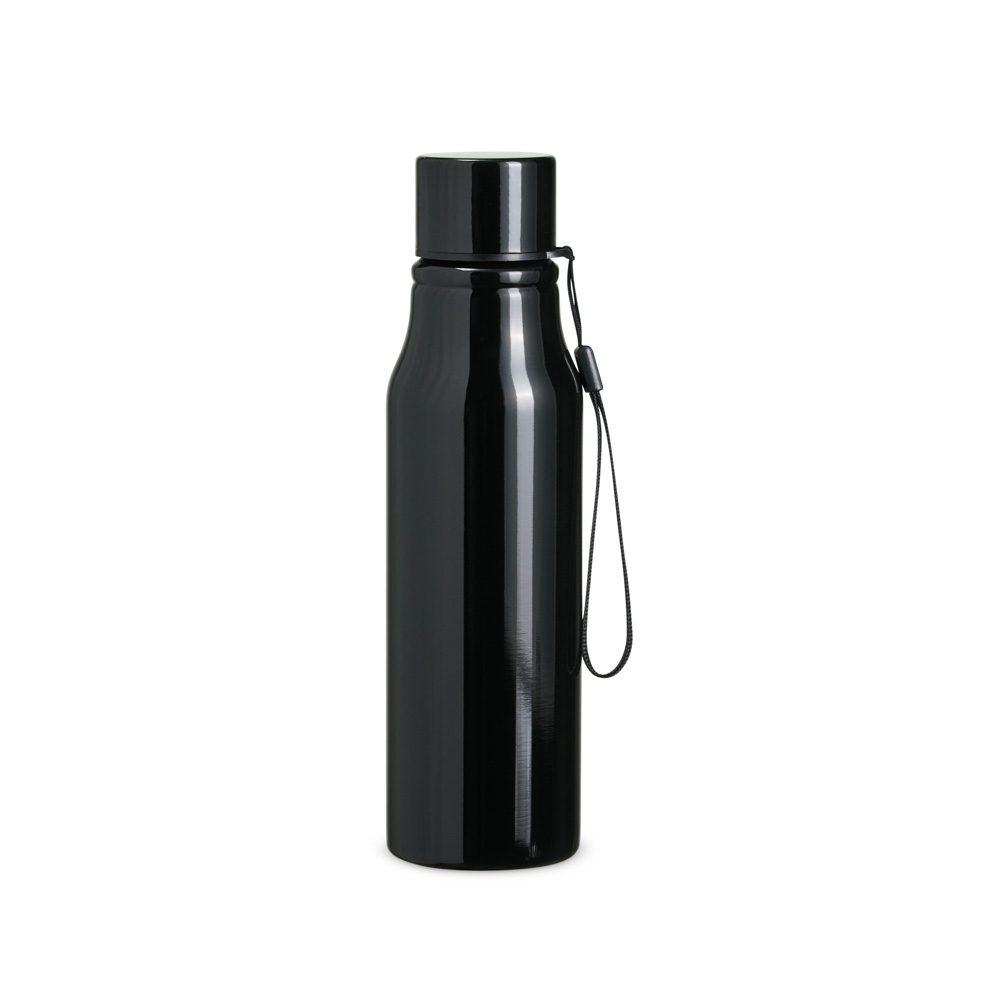 Garrafa Inox 750ml GA1796 na cor Preto, brinde personalizado Sky Brindes
