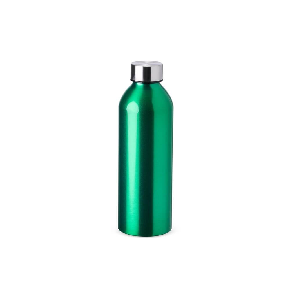 Garrafa Alumínio 800ml GA1803 na cor Verde escuro, brinde personalizado Sky Brindes