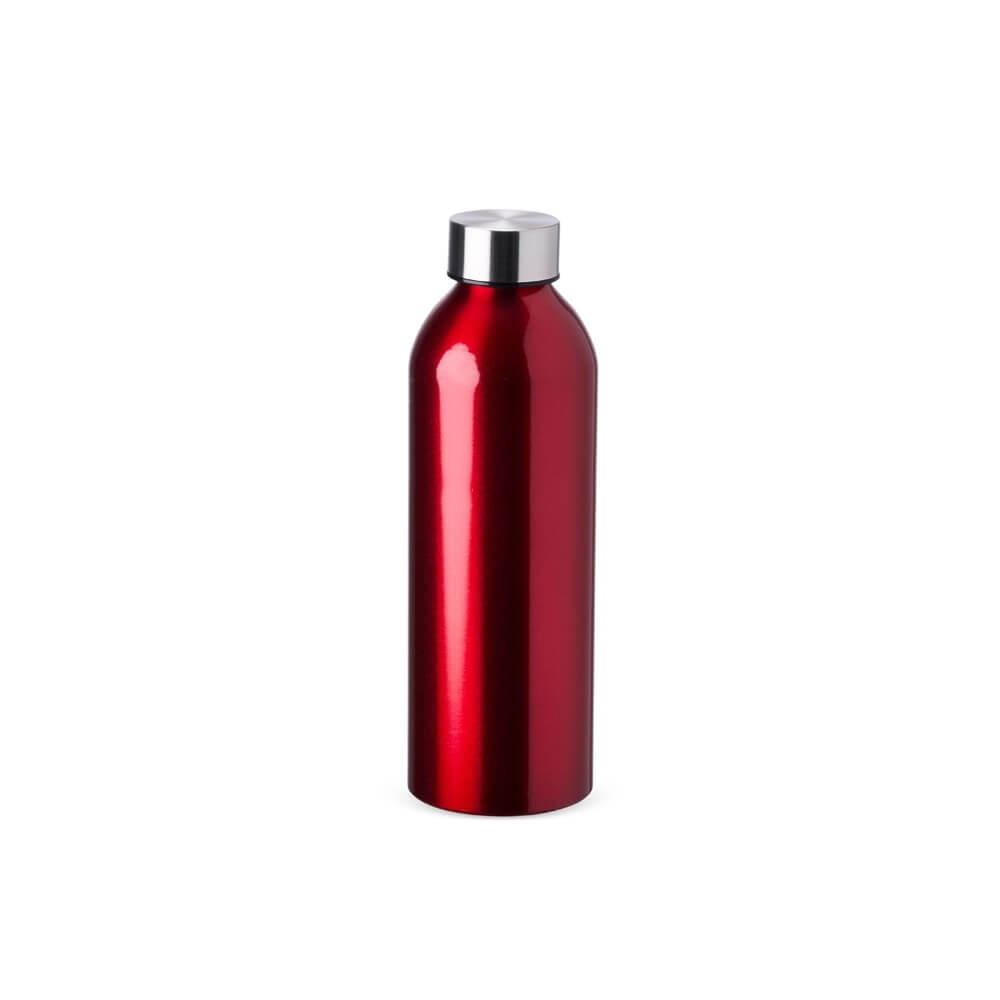Garrafa Alumínio 800ml GA1803 na cor Vermelho, brinde personalizado Sky Brindes