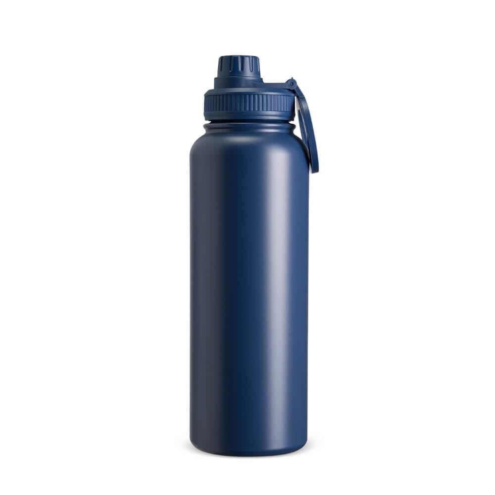 Garrafa Térmica Inox 1,2L GA1808 na cor Azul escuro, brinde personalizado Sky Brindes
