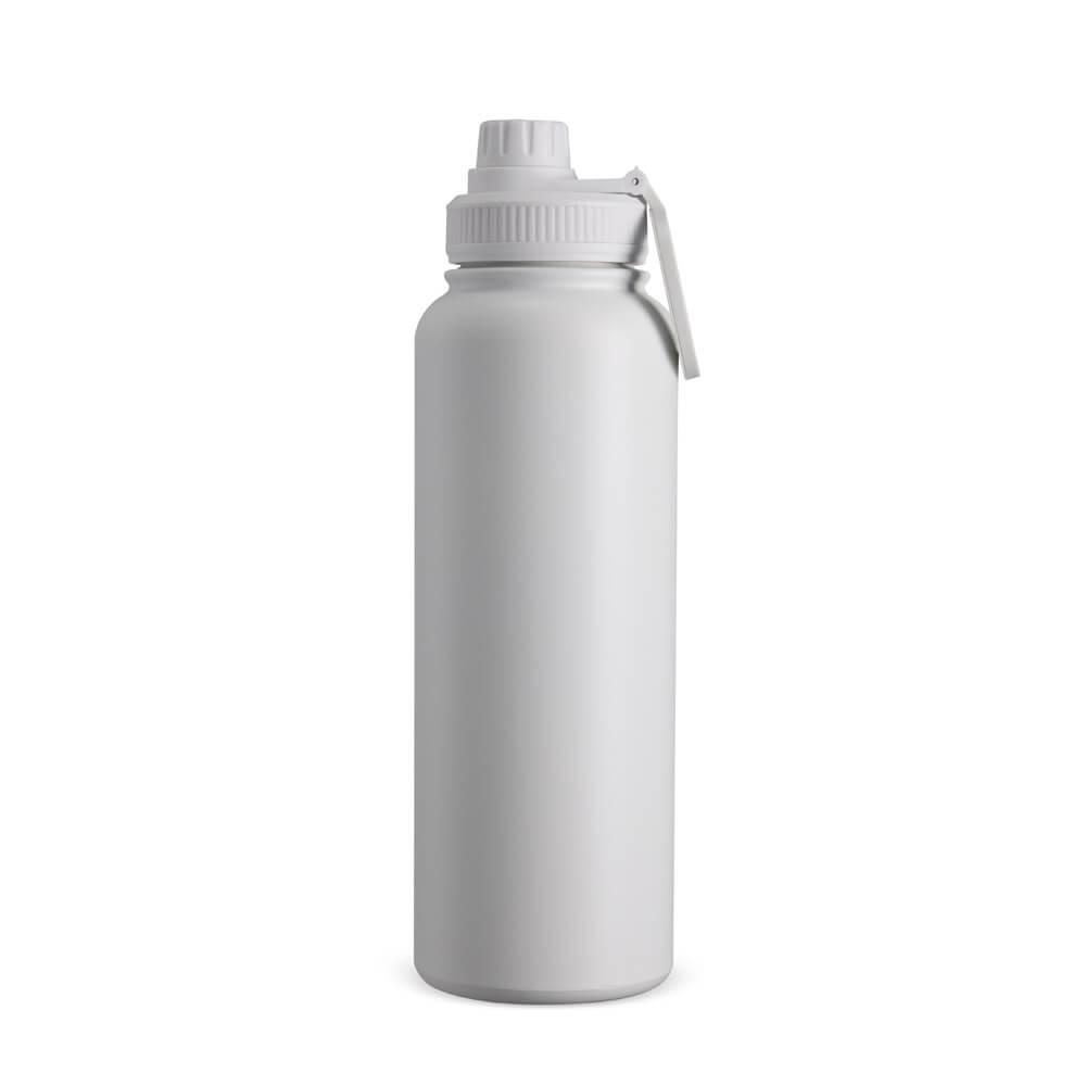 Garrafa Térmica Inox 1,2L GA1808 na cor Branco, brinde personalizado Sky Brindes