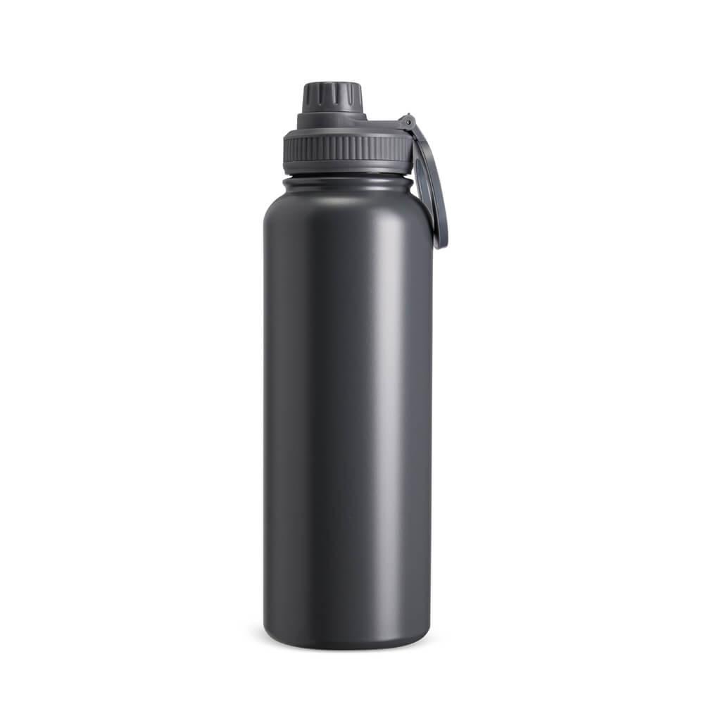 Garrafa Térmica Inox 1,2L GA1808 na cor Chumbo, brinde personalizado Sky Brindes