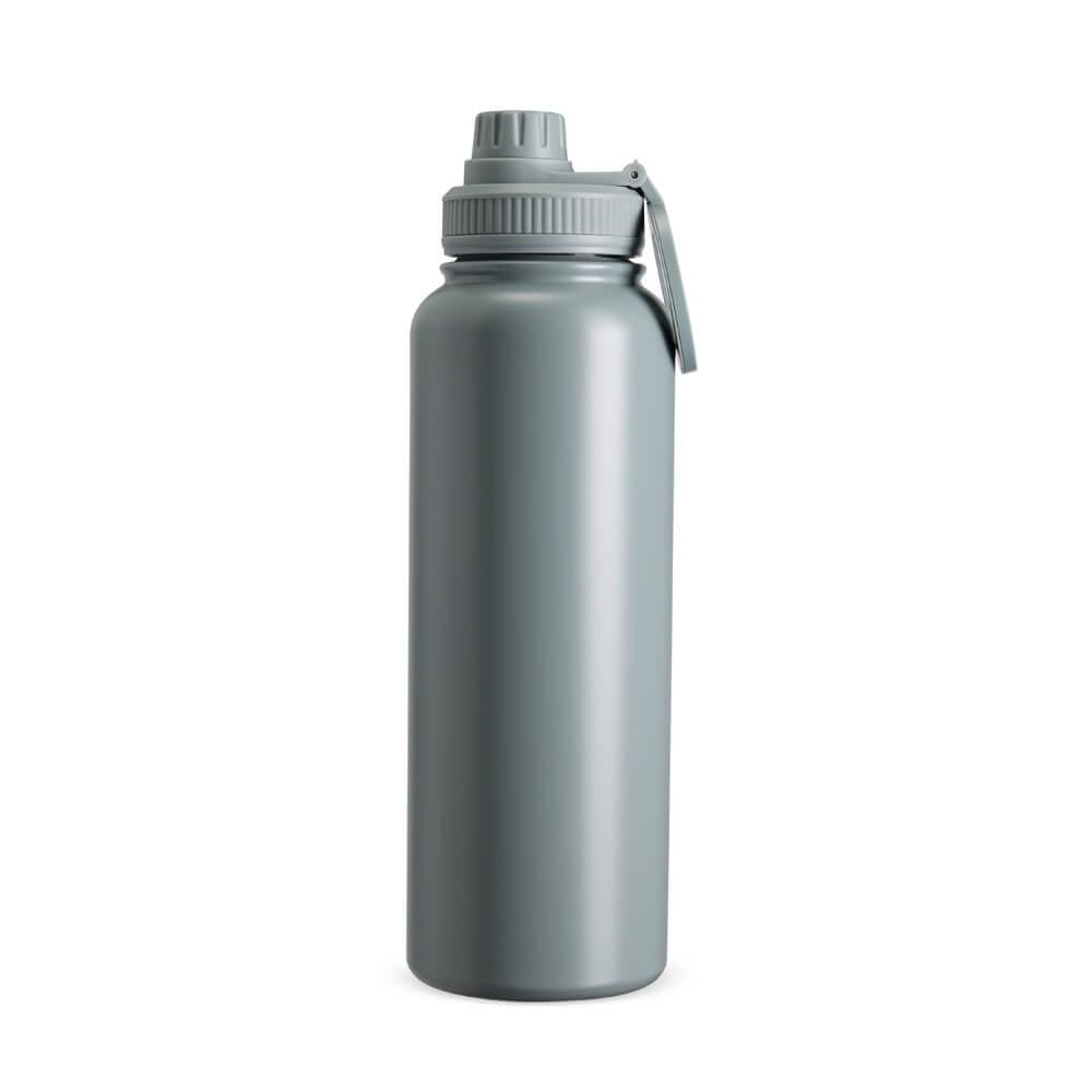 Garrafa Térmica Inox 1,2L GA1808 na cor Cinza, brinde personalizado Sky Brindes
