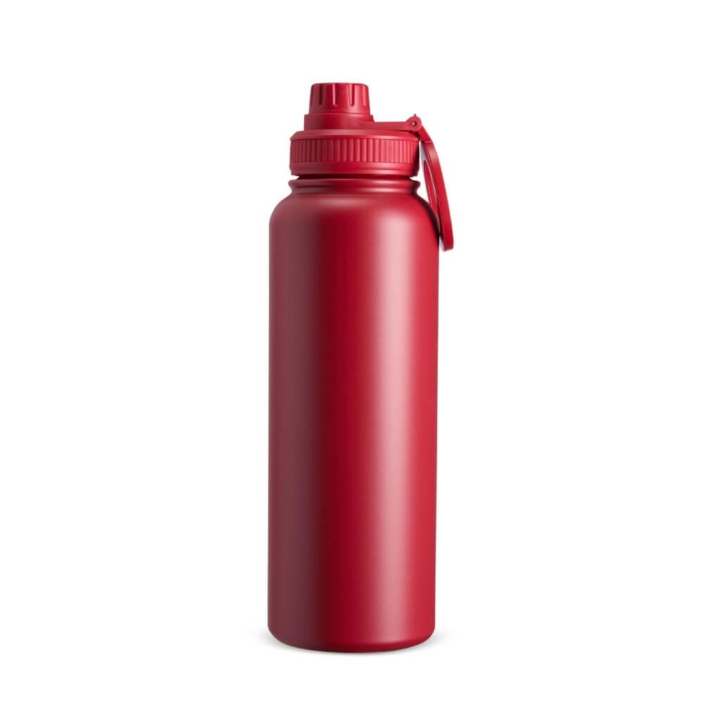 Garrafa Térmica Inox 1,2L GA1808 na cor Vermelho, brinde personalizado Sky Brindes