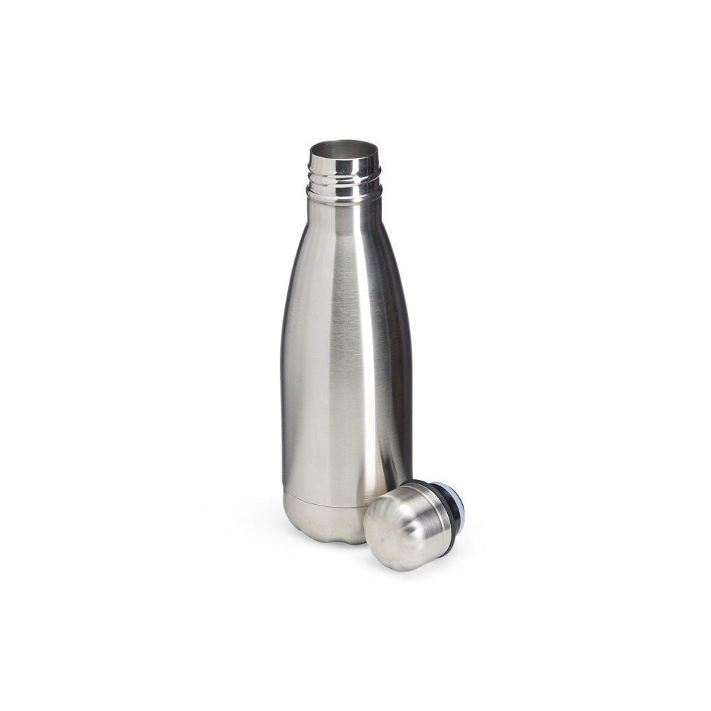 Garrafa Térmica 350ml GA1813 na cor Inox, brinde personalizado Sky Brindes