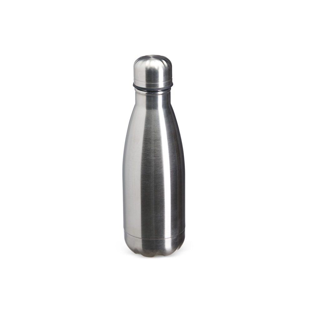 Garrafa Térmica 350ml GA1813 na cor Inox, brinde personalizado Sky Brindes