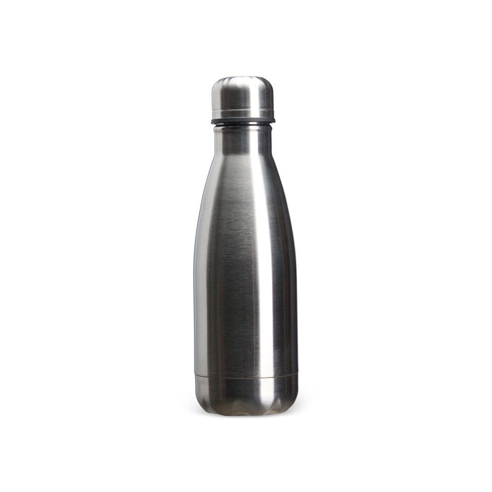 Garrafa Térmica 350ml GA1813 na cor Inox, brinde personalizado Sky Brindes