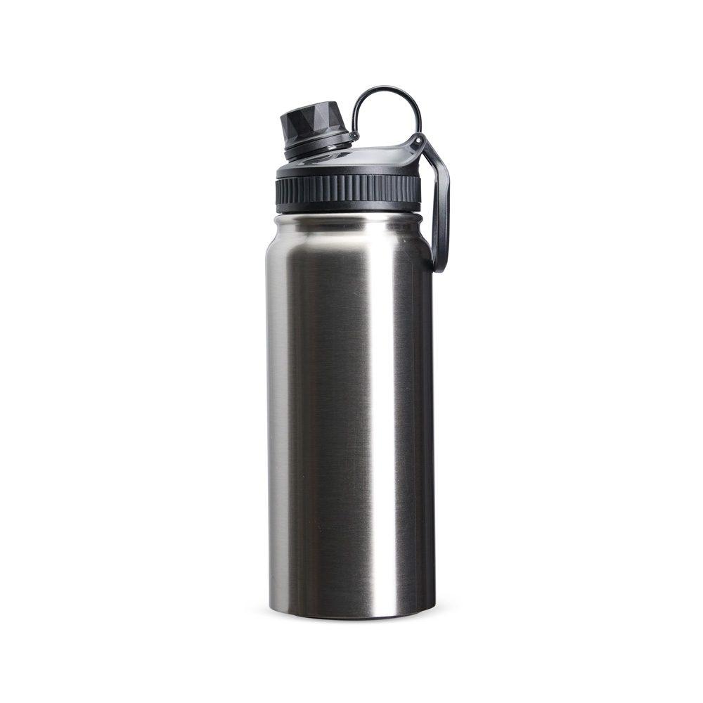 Garrafa Térmica 650ml GA1814 na cor Inox, brinde personalizado Sky Brindes