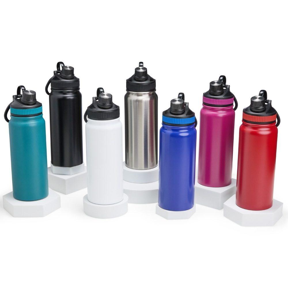 Garrafa Térmica 650ml GA1814 na cor Roxo, brinde personalizado Sky Brindes